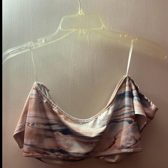 Marble O-Ring Bardot With Asymmetrical Skirt (M) - Picture 5 of 6